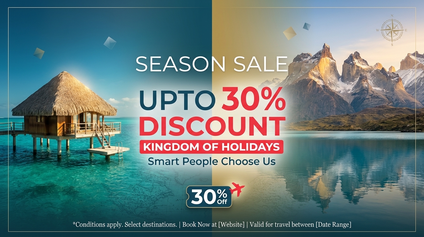 Season Sale Upto 30% discount